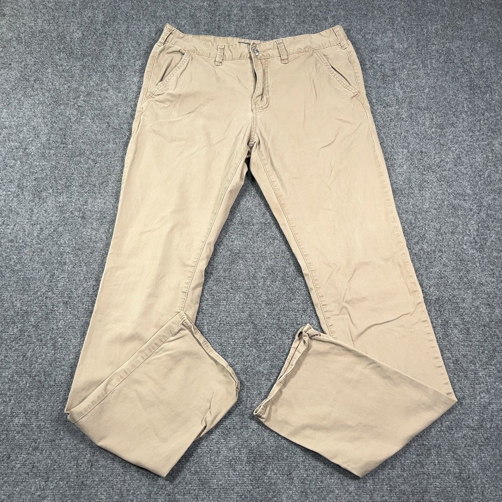 BKE Jake Straight Leg Casual Khaki Pants Mens Size 34XL (34x35) Buckle Preppy